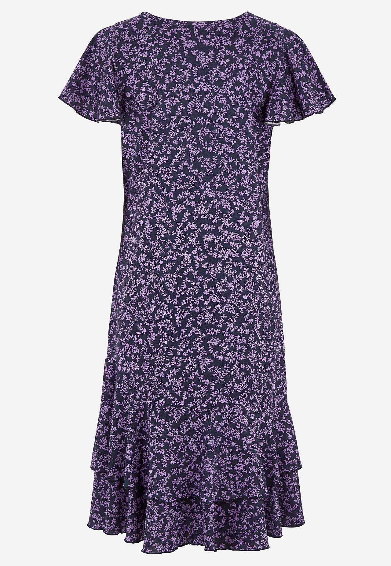 Jerseykleid mit Rüschenröcken