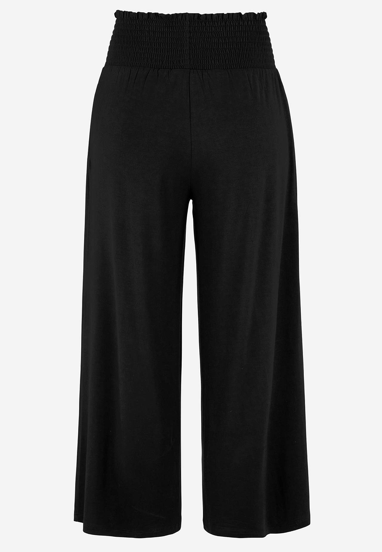 Weiche Jerseyhose mit gesmoktem elastischem Bund Liv
