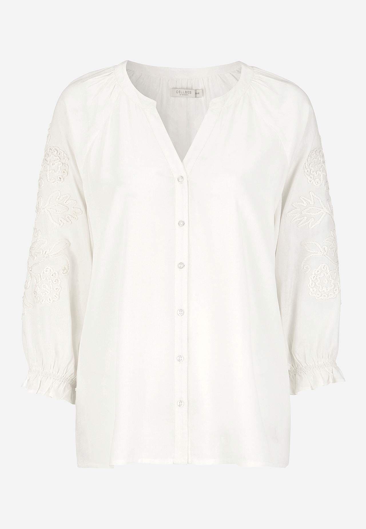 Bluse mit Stickerei
