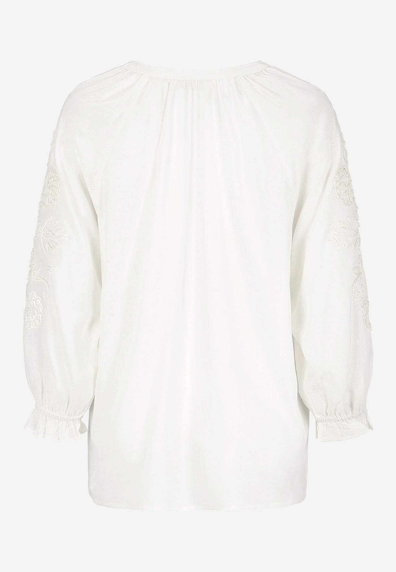 Bluse mit Stickerei