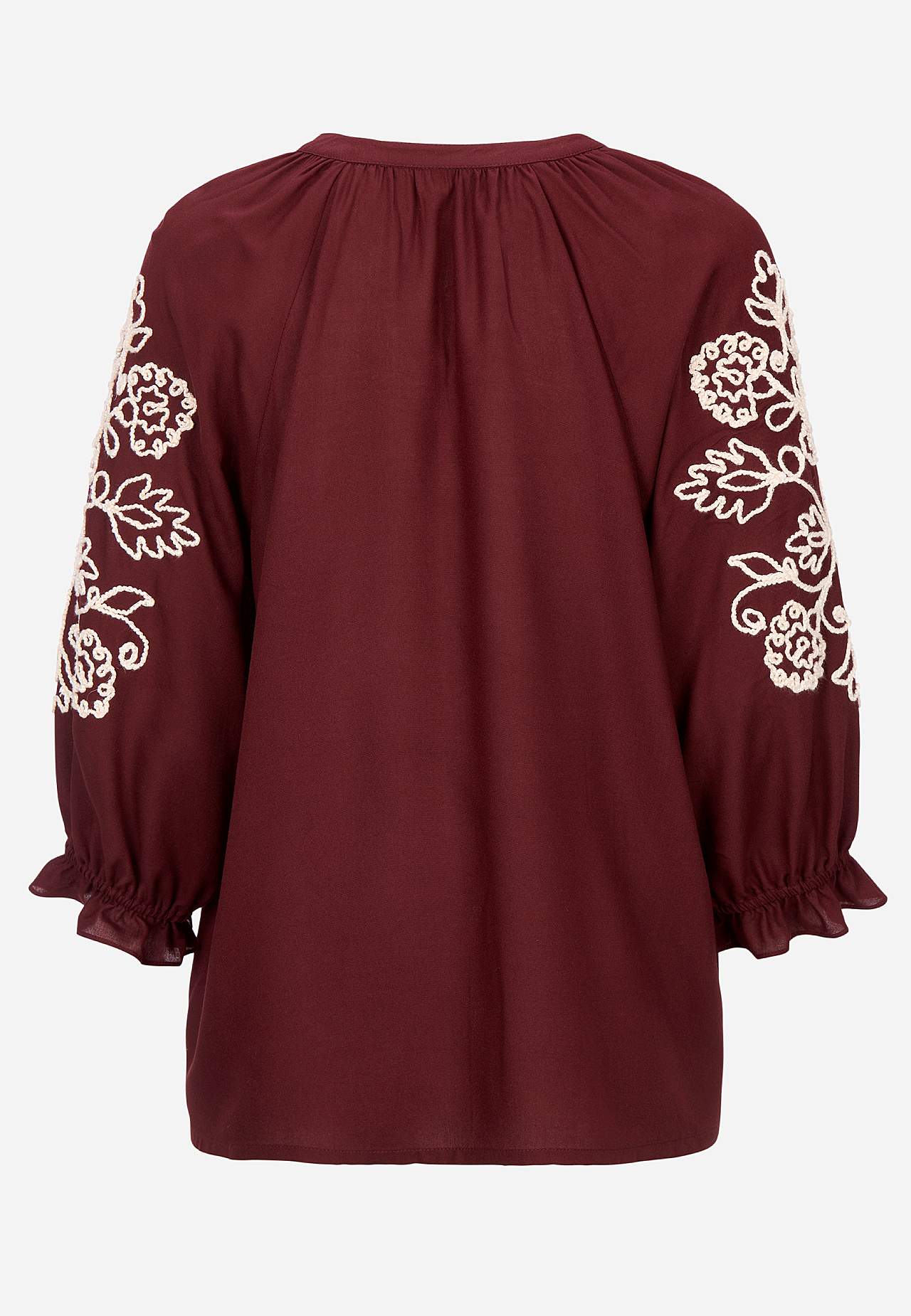 Bluse mit Stickerei