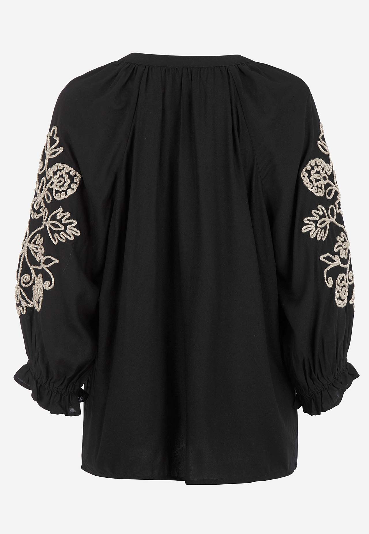 Bluse mit Stickerei