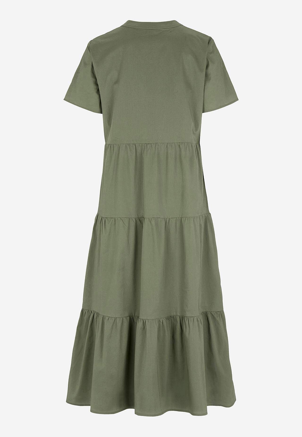 Baumwollkleid mit Volant