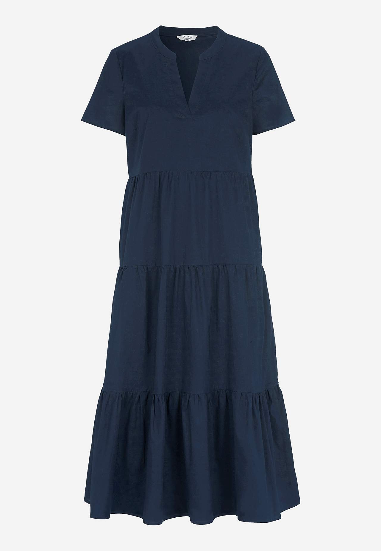 Baumwollkleid mit Volant