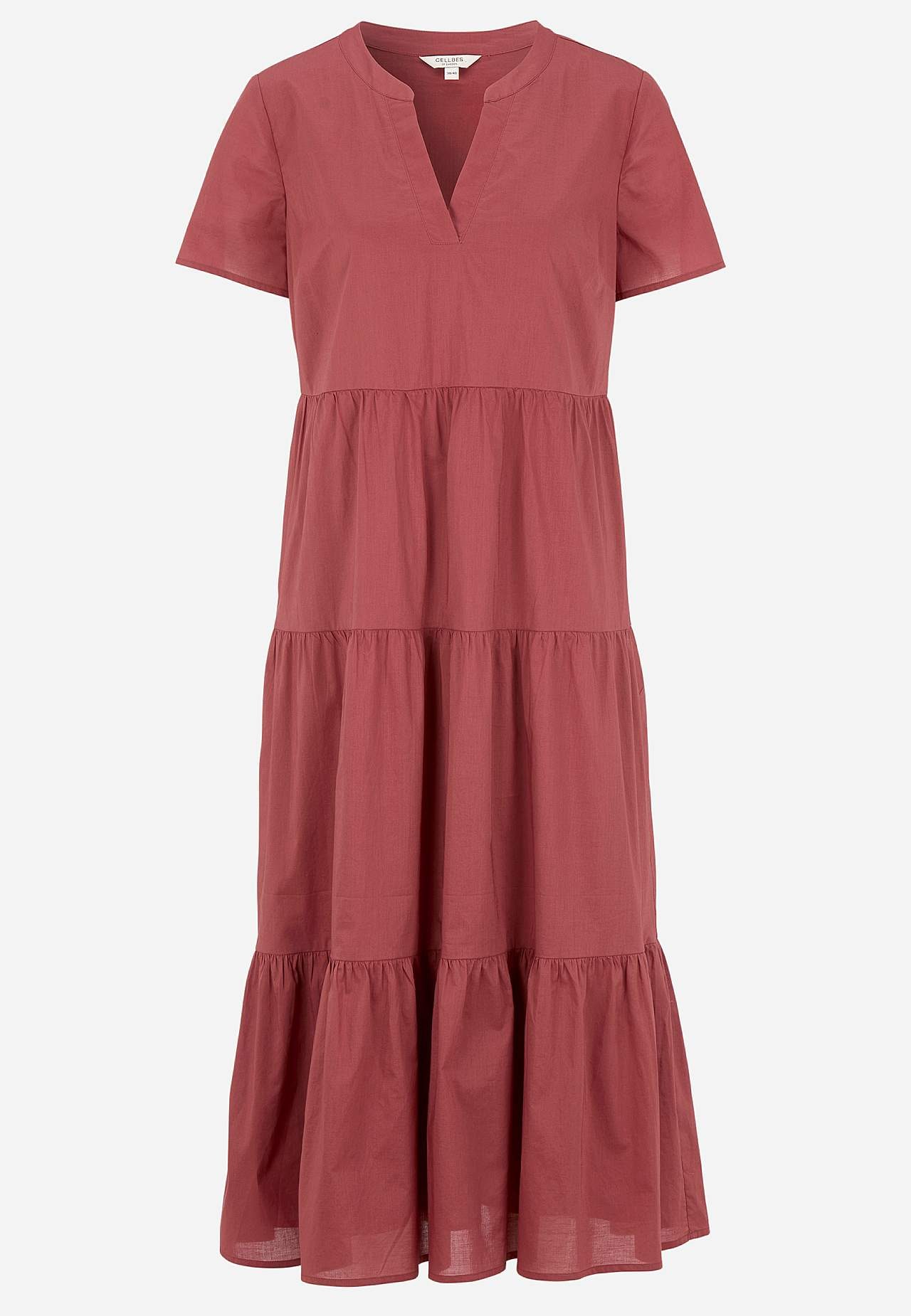 Baumwollkleid mit Volant