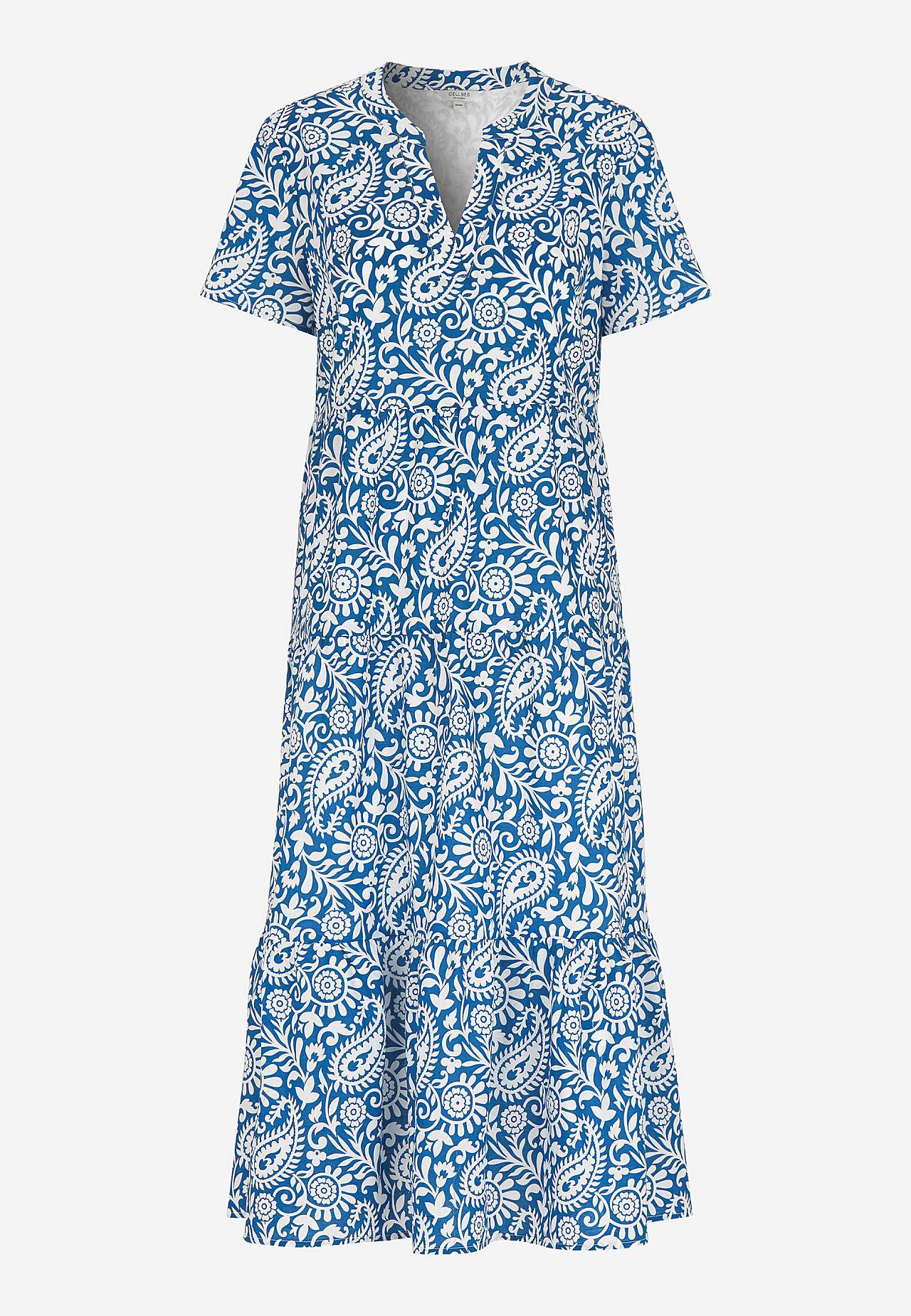 Baumwollkleid mit Volant