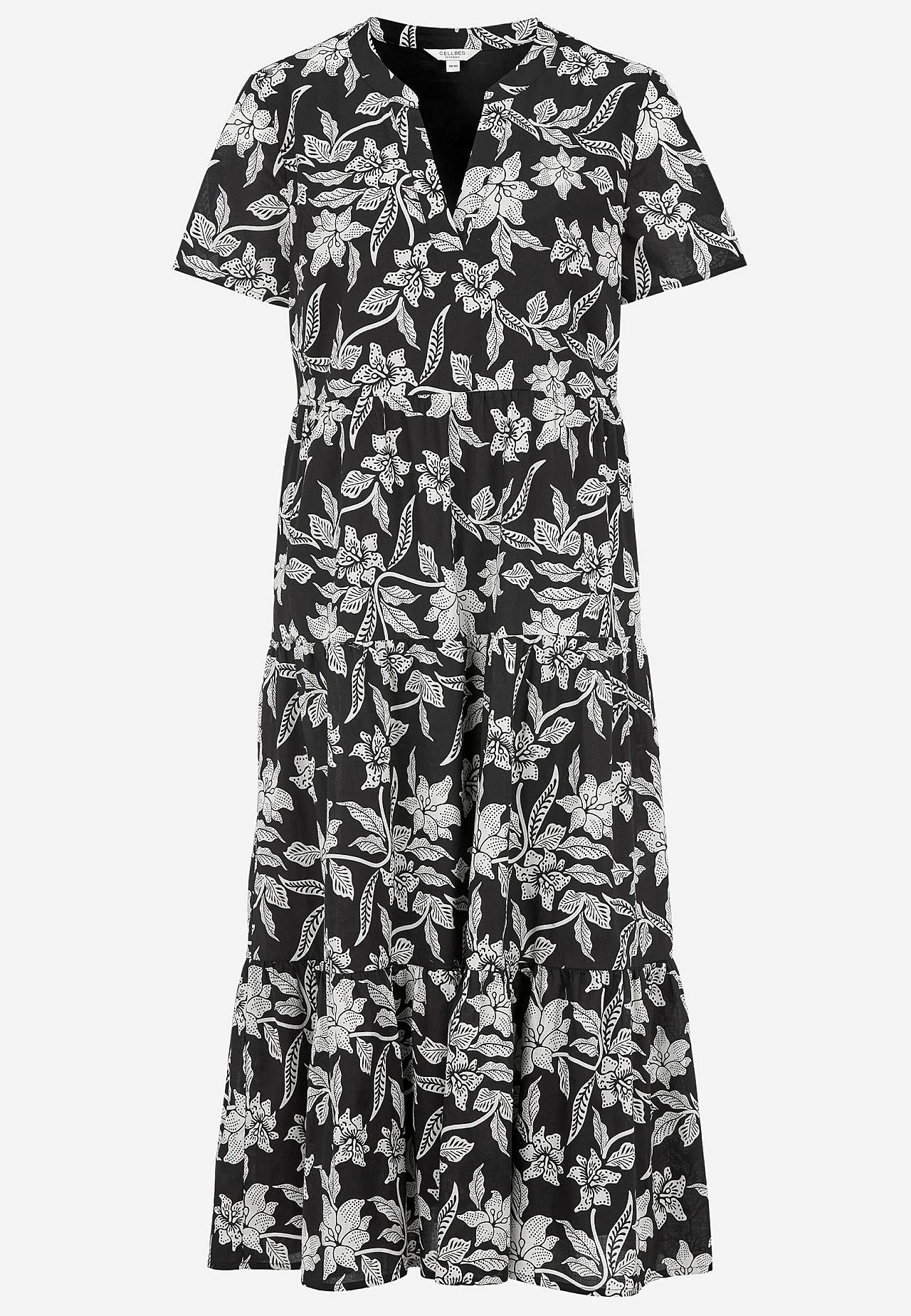 Baumwollkleid mit Volant