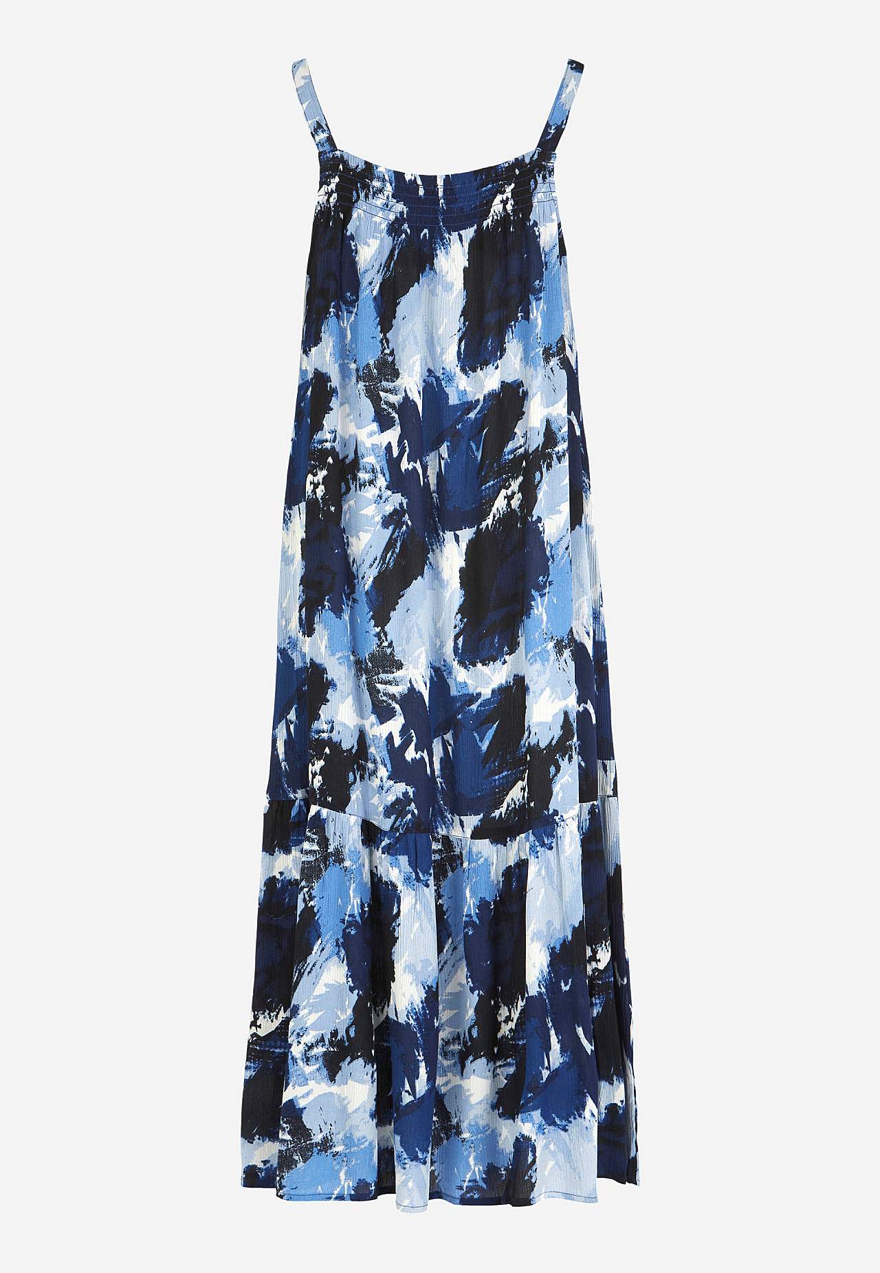 Ärmelloses Rüschenkleid