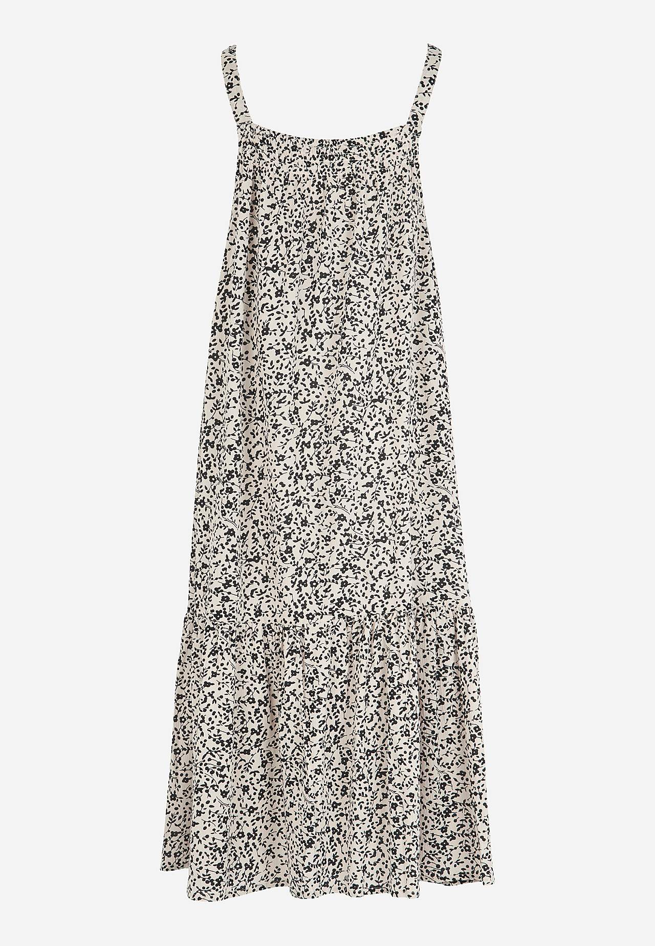 Ärmelloses Rüschenkleid