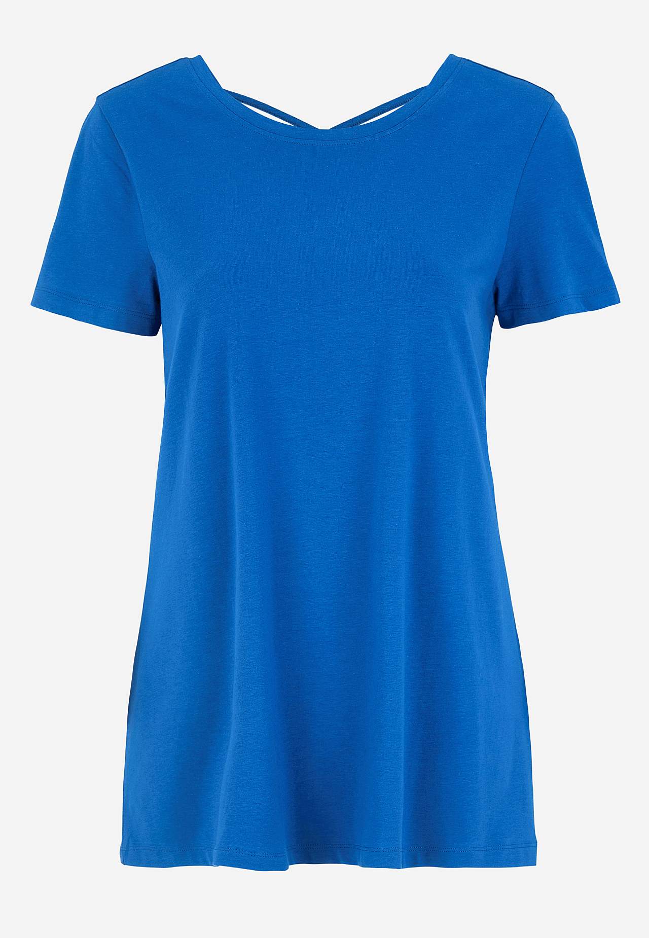 Jersey-Top mit geflochtenem Rücken-Detail