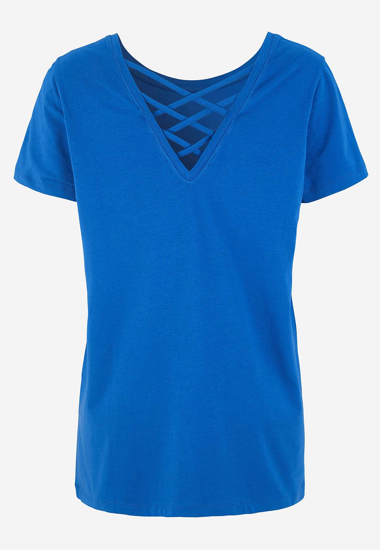 Jersey-Top mit geflochtenem Rücken-Detail