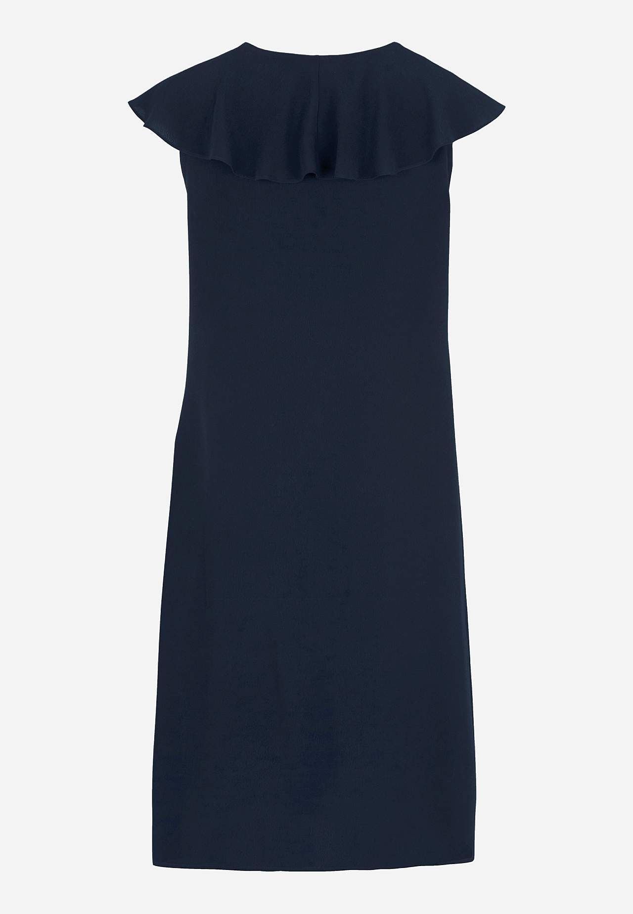 Ärmelloses Kleid mit Volant