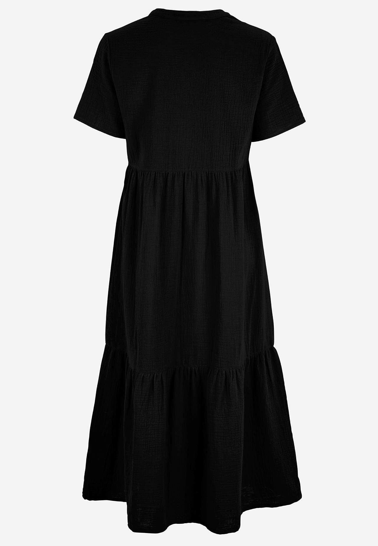 Kleid aus zerknitterter Baumwolle Patricia