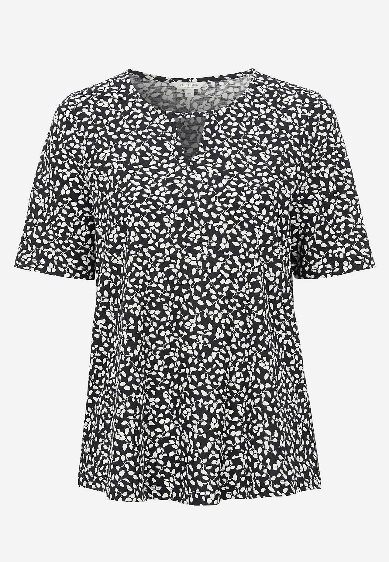 Kurzärmliges Jersey-Top