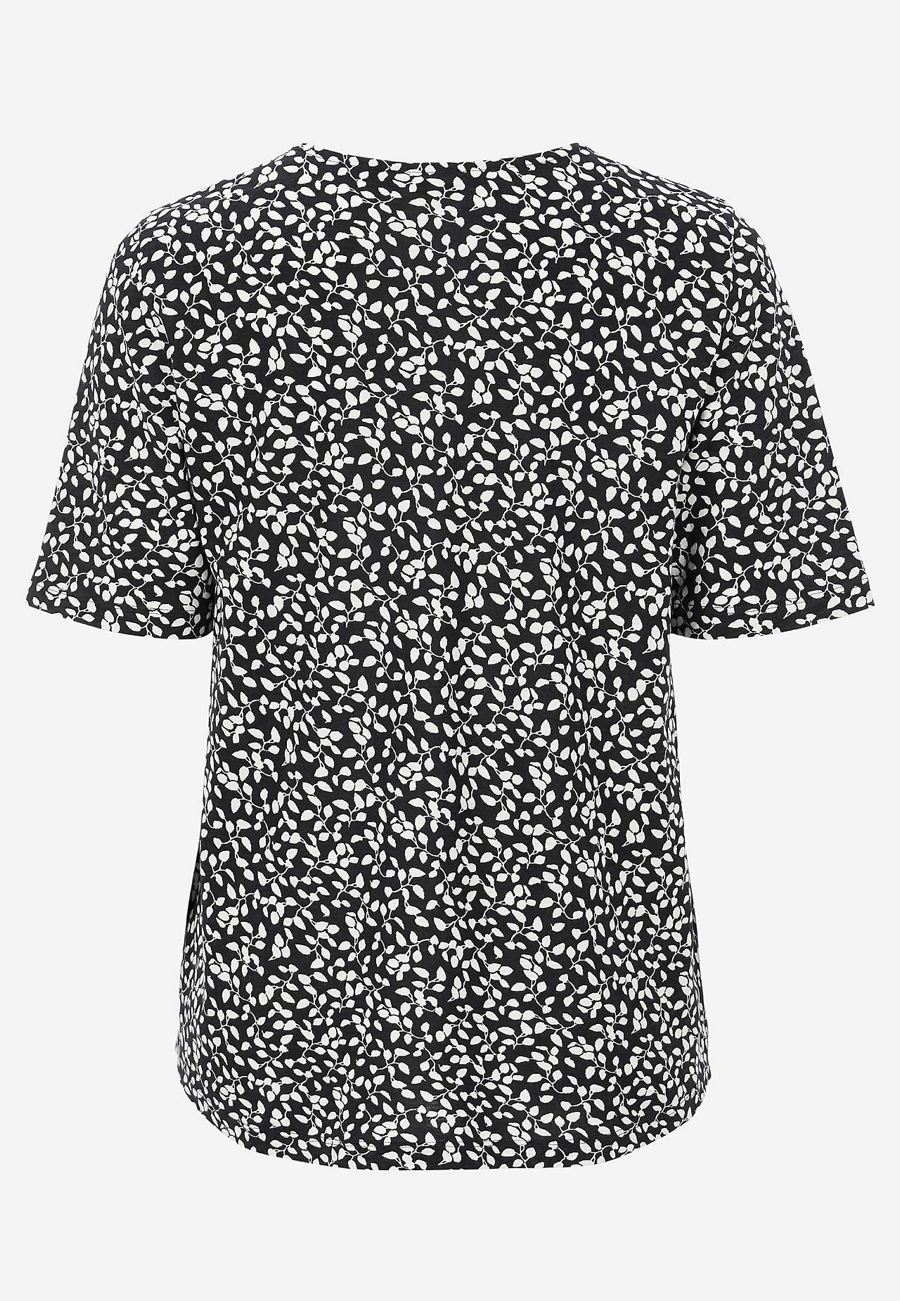 Kurzärmliges Jersey-Top