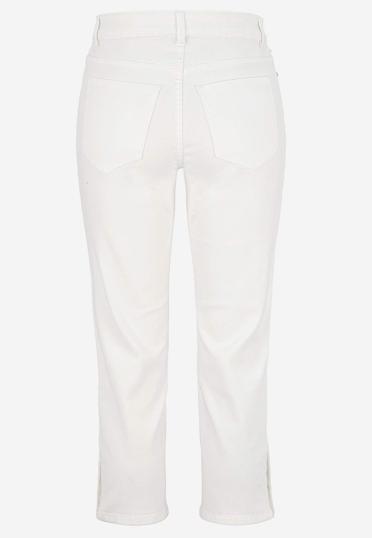 Cropped Jeans mit Fünf-Taschen-Design