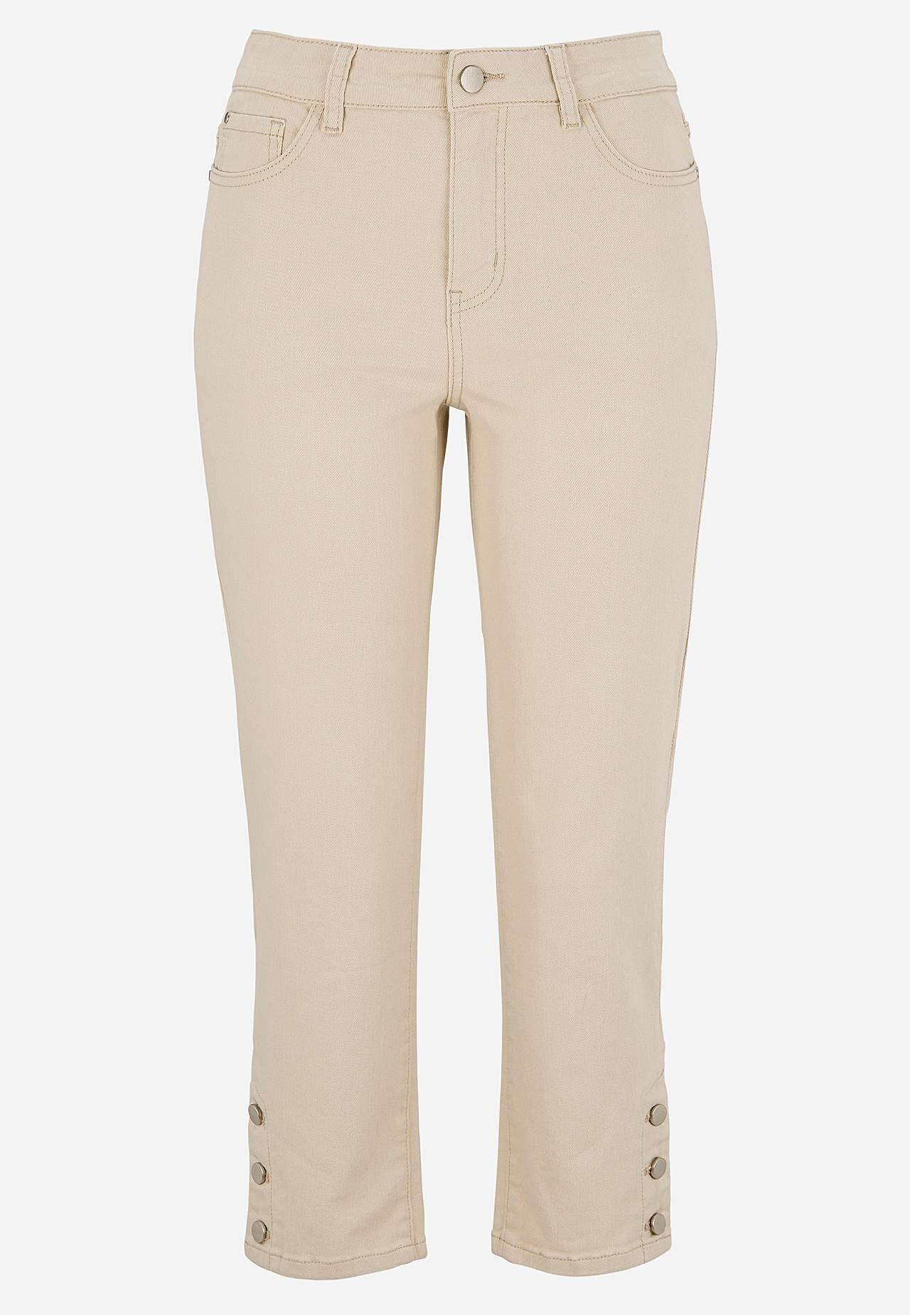 Cropped Jeans mit Fünf-Taschen-Design
