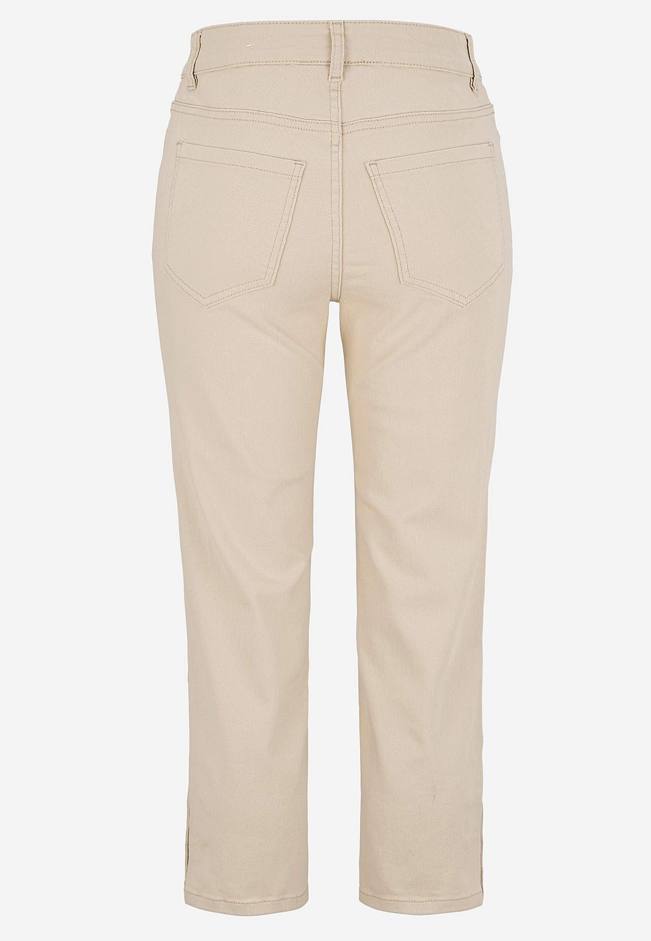 Cropped Jeans mit Fünf-Taschen-Design