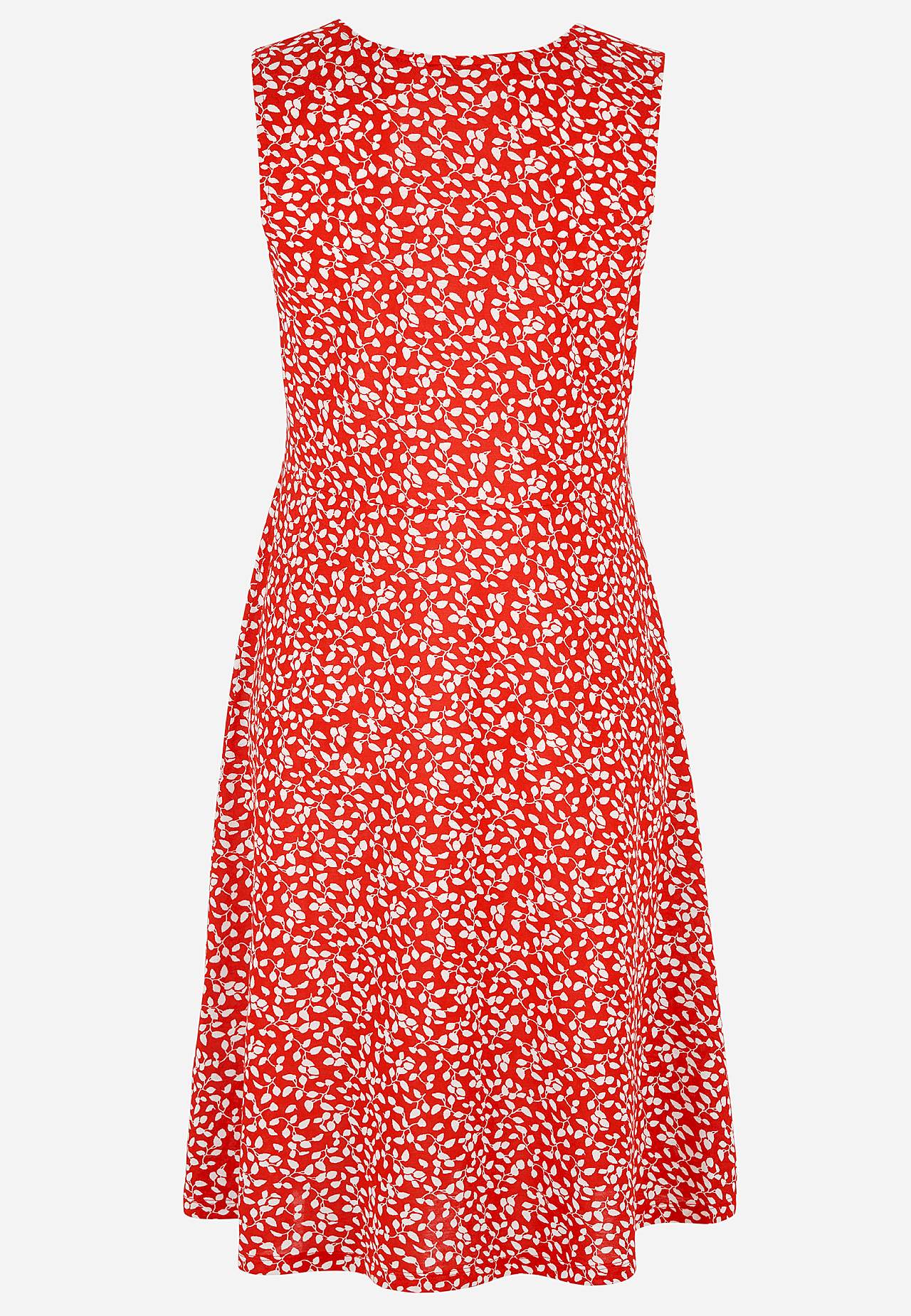 Jerseykleid mit Naht unter der Büste und einem V-Ausschnitt
