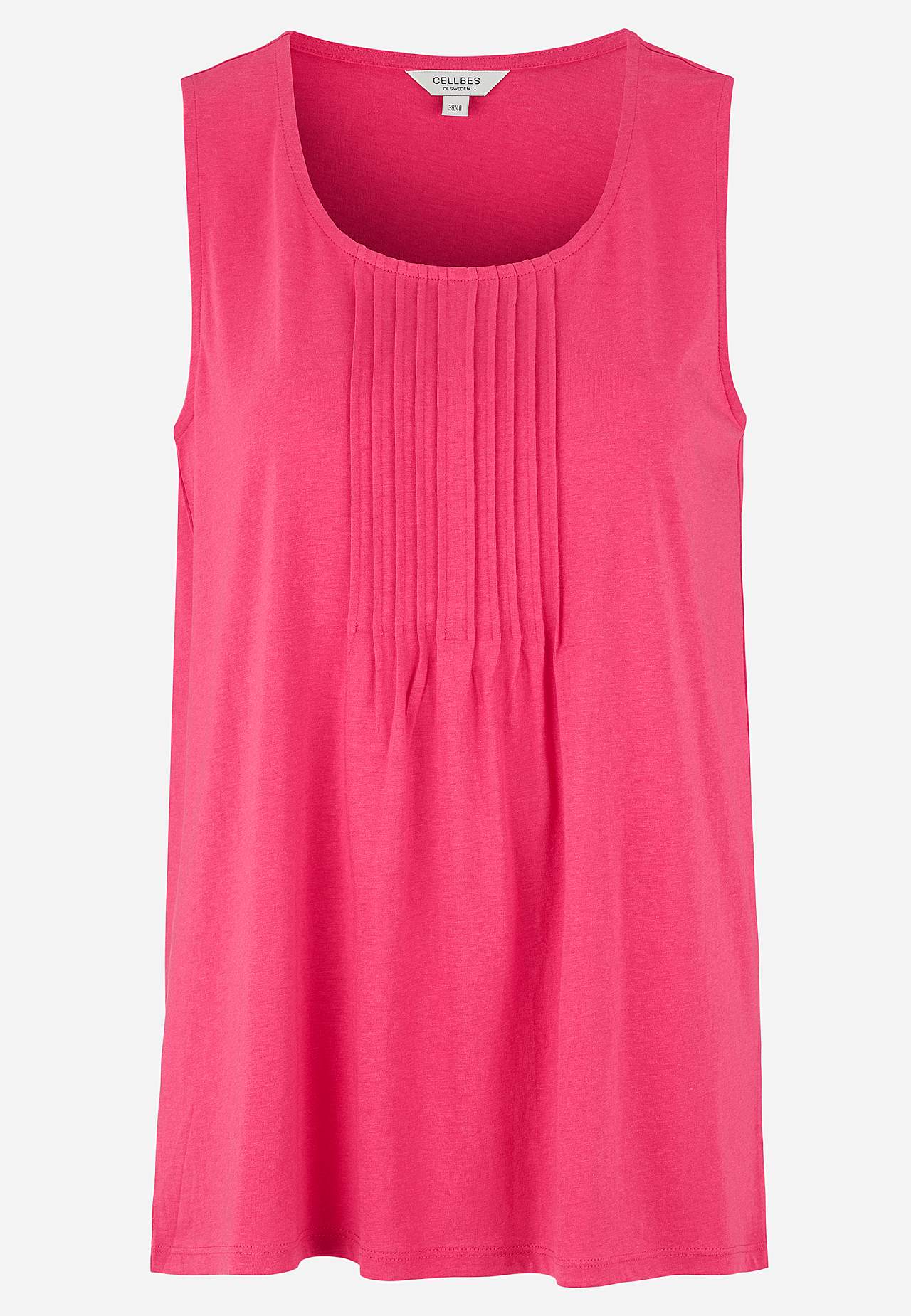 Tanktop mit dekorativer Biese