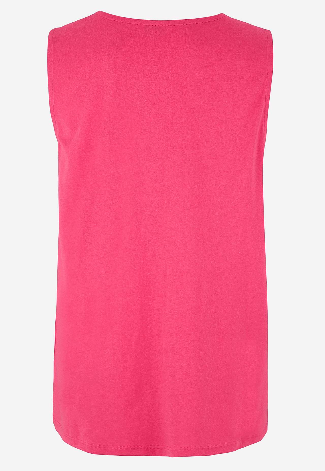 Tanktop mit dekorativer Biese