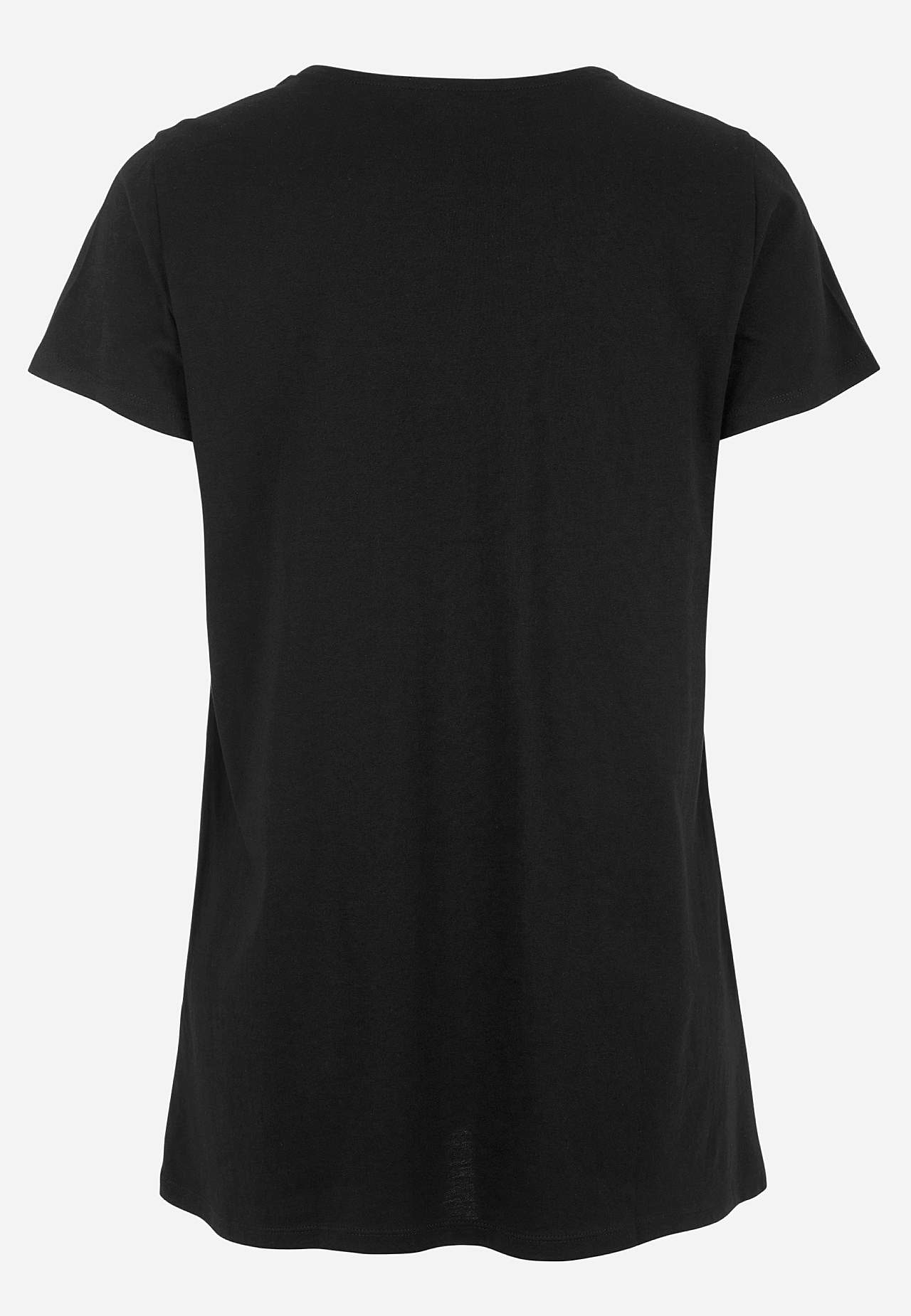 Kurzärmlige Jersey-Tunika