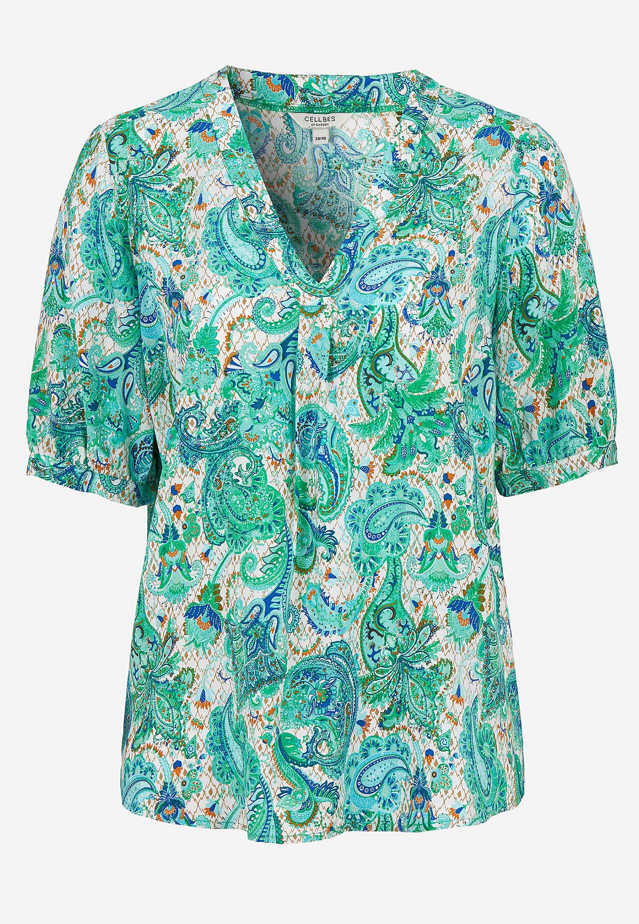 Kurzärmlige Bluse