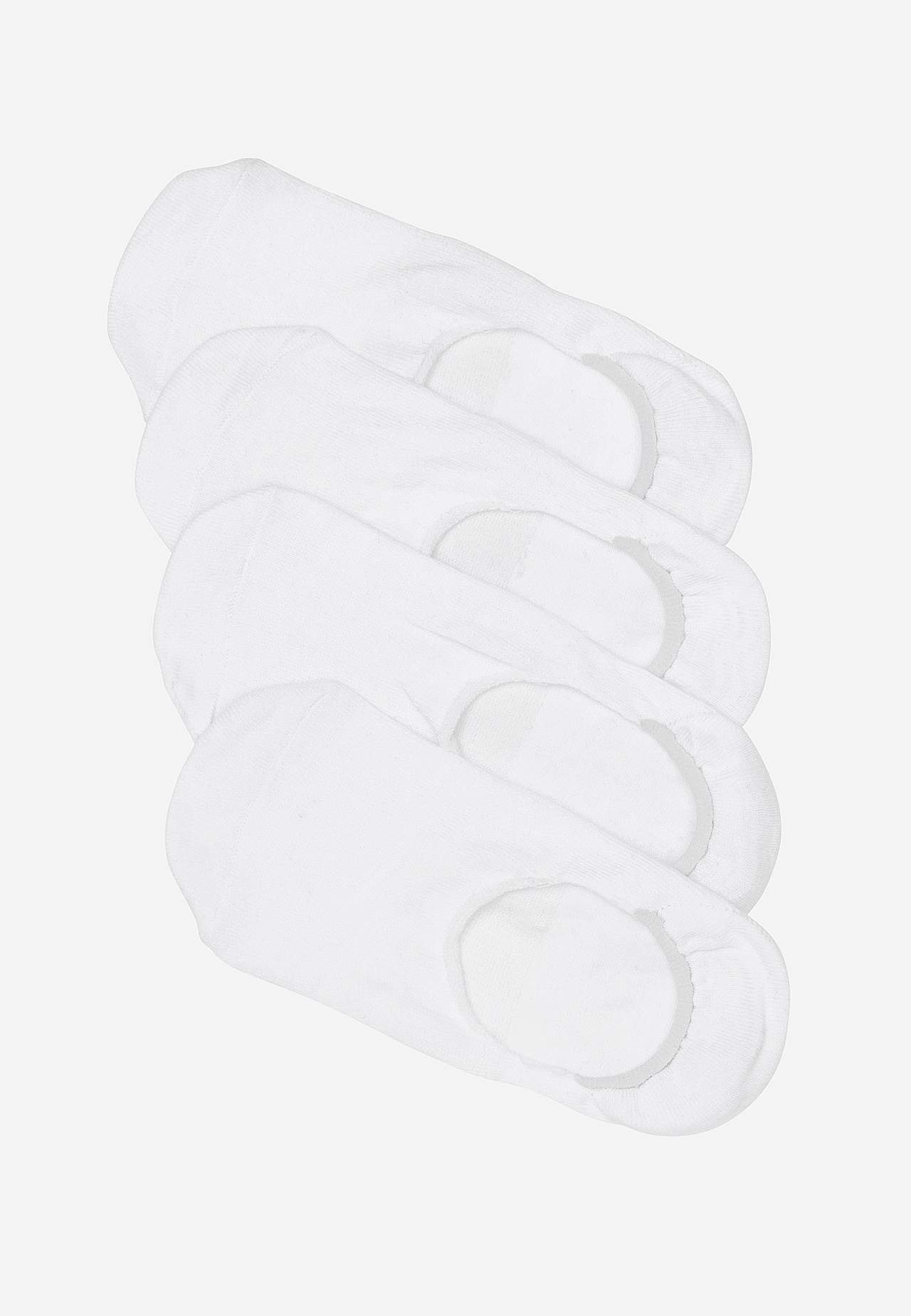 Tiefe Sneakersocke aus Baumwollmischung 4er-Pack