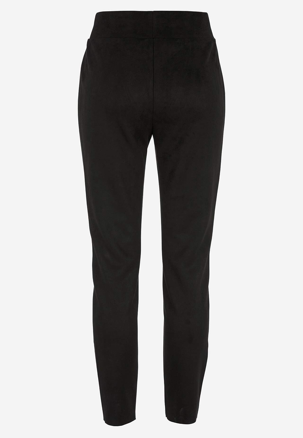 Leggings mit Wildleder-Look
