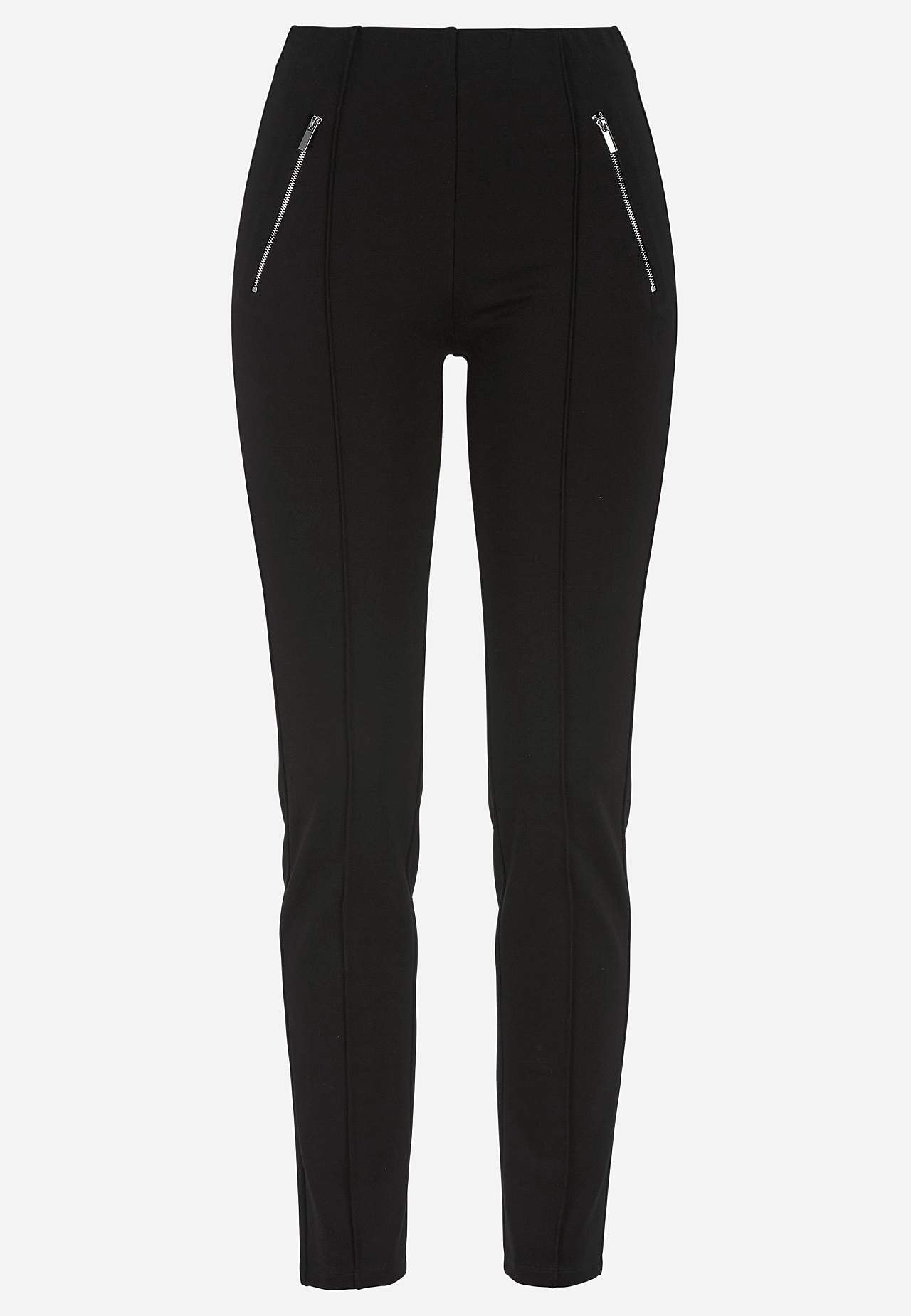 Jerseyhose mit genähten Knitterfalten