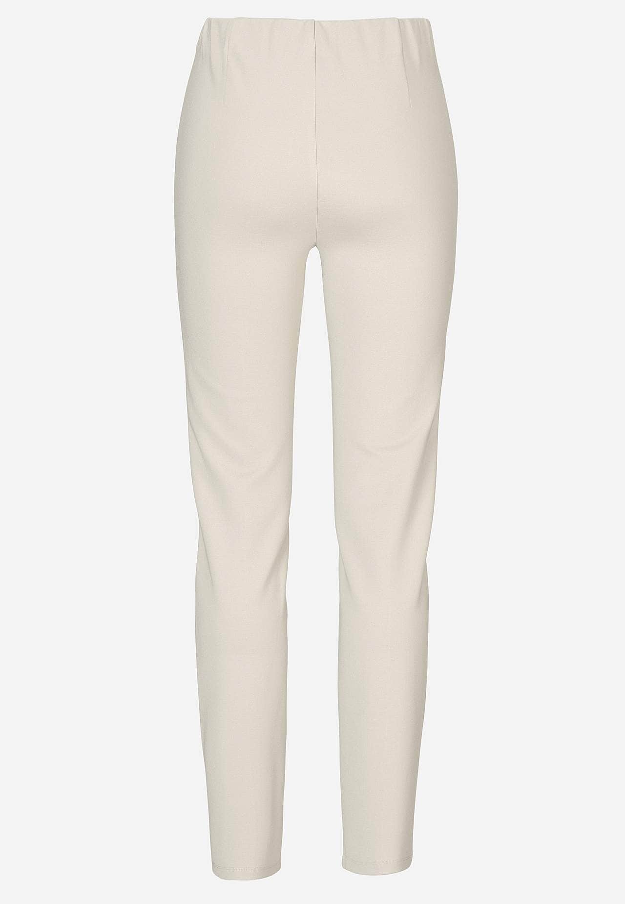 Jerseyhose mit genähten Knitterfalten