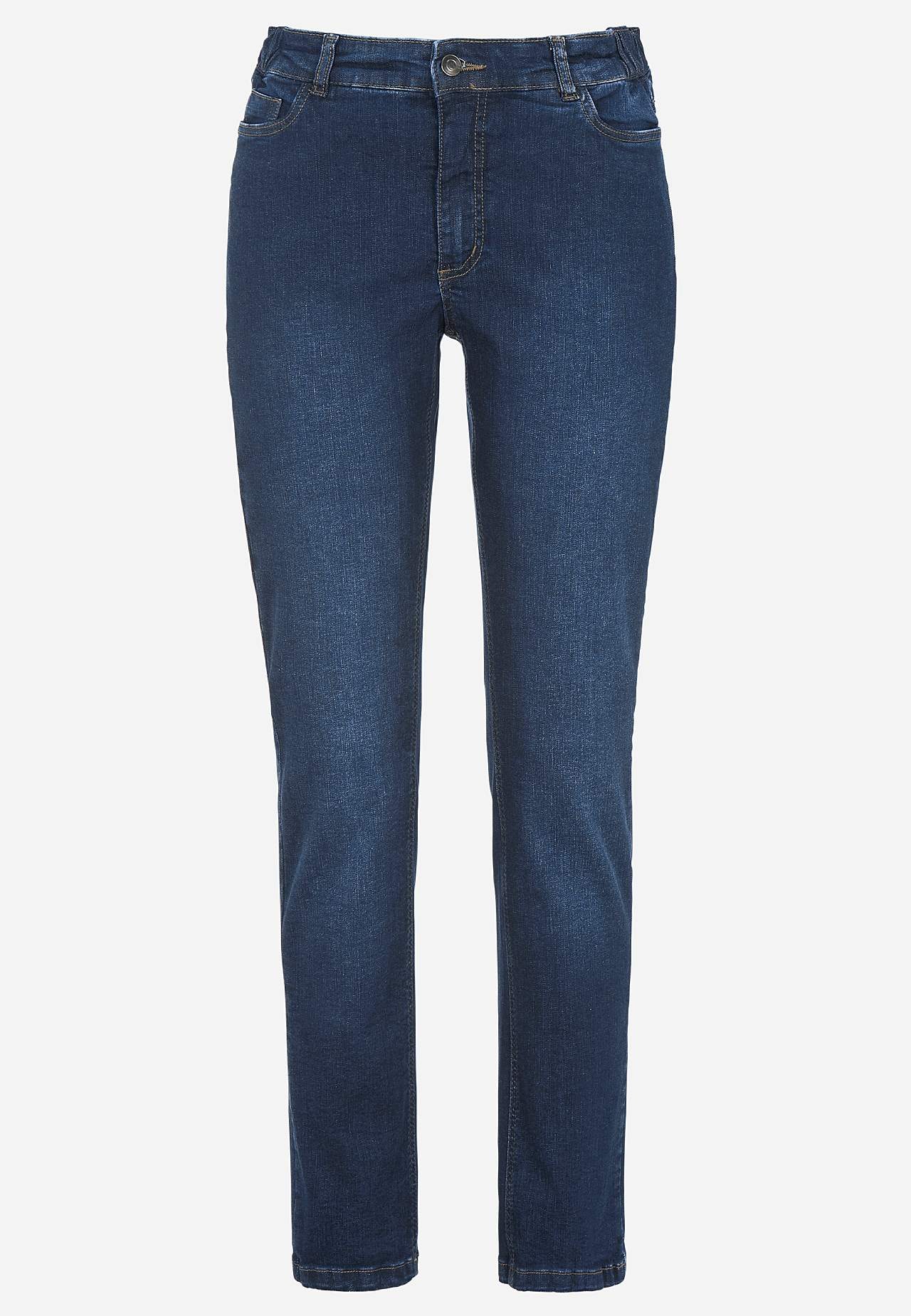 Jeans mit Gummiband an den Seiten