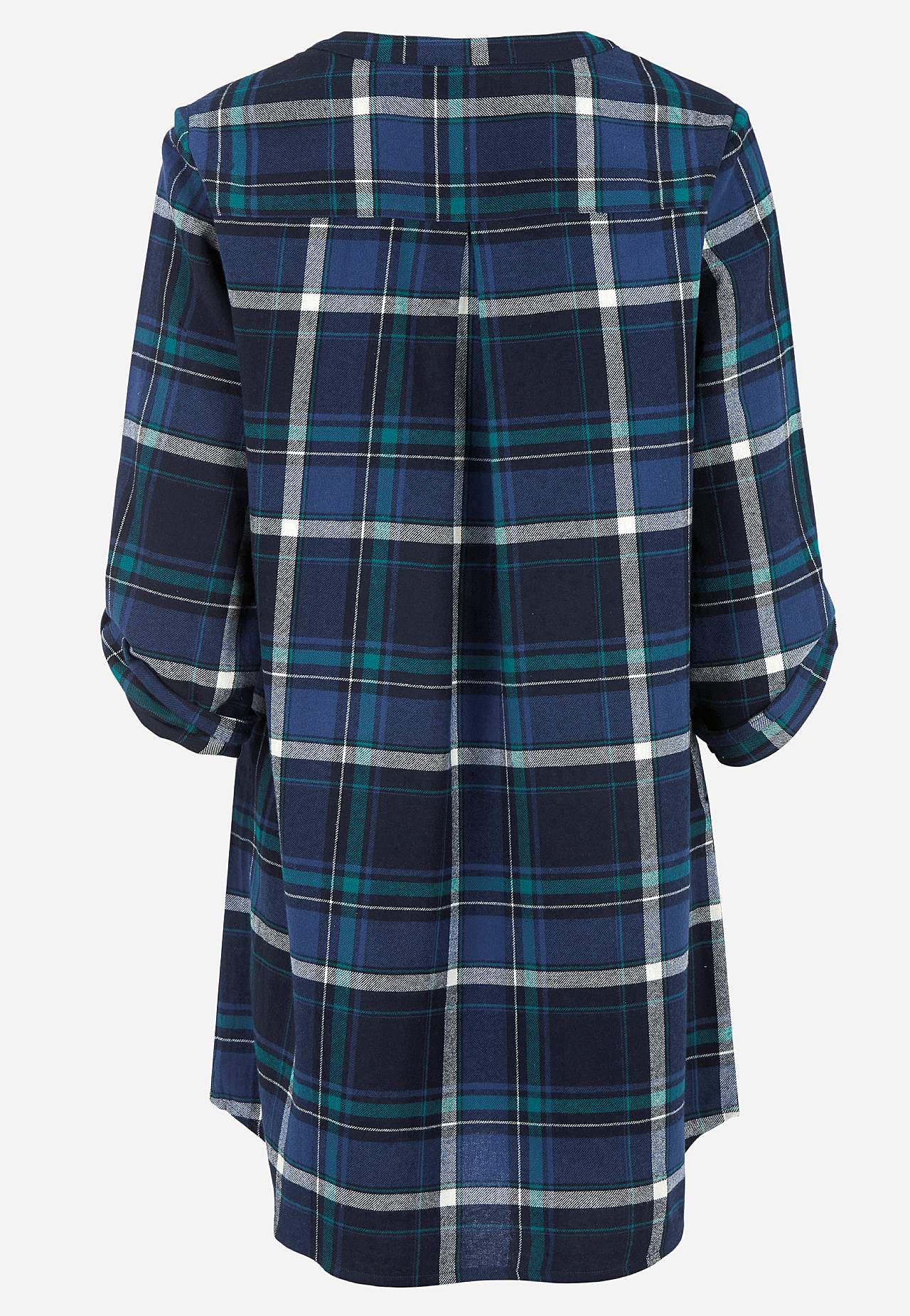 Tunika aus Flanell mit Taschen