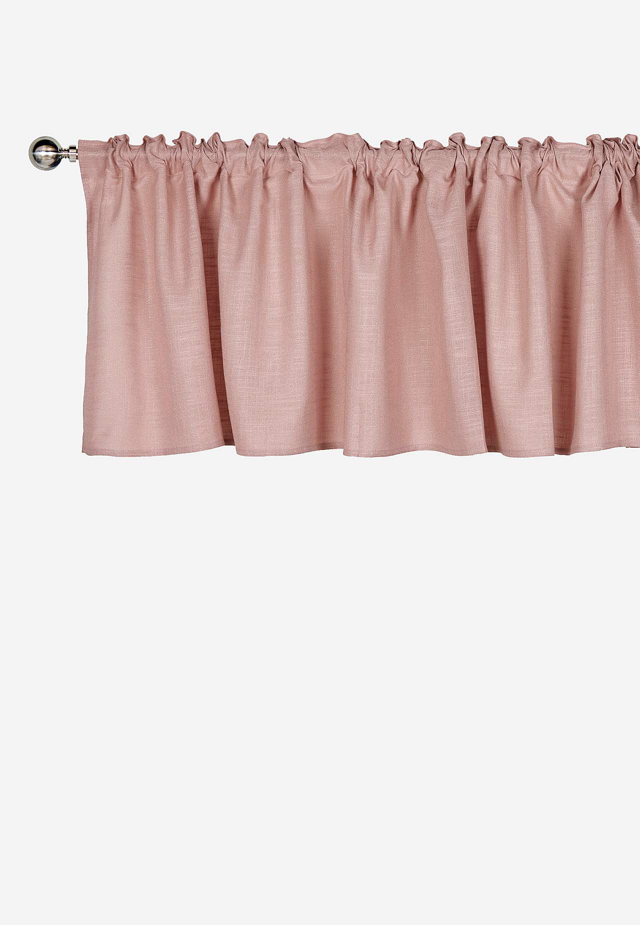 Querbehang mit Multiband mit Leinengefühl