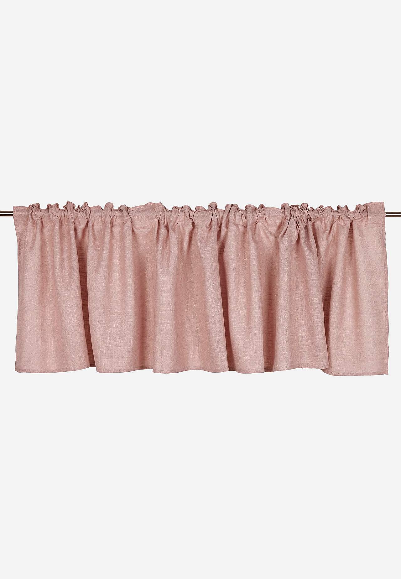 Querbehang mit Multiband mit Leinengefühl