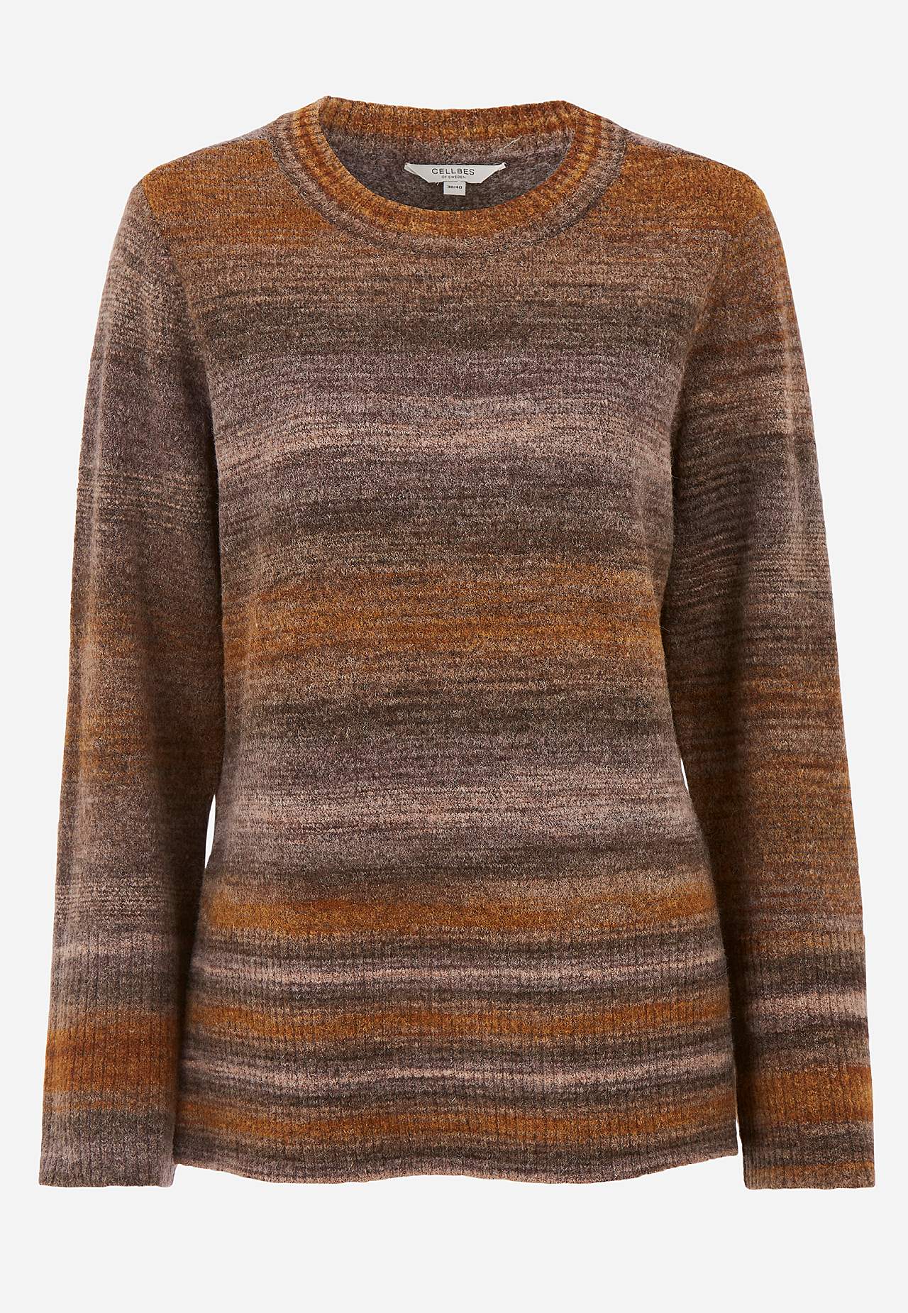 Gestrickter, mehrfarbigerer Pullover