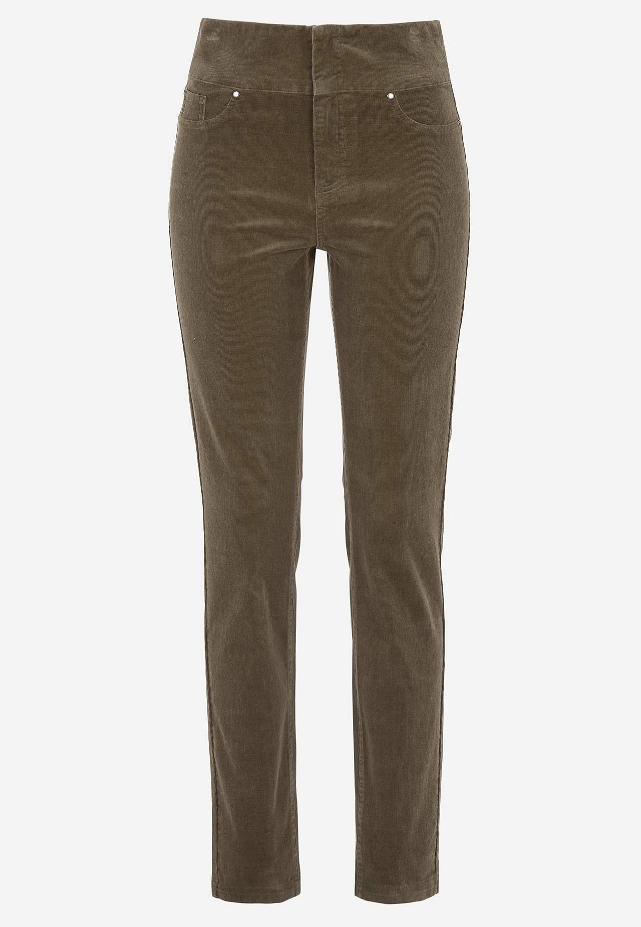 Treggings aus Kordsamt