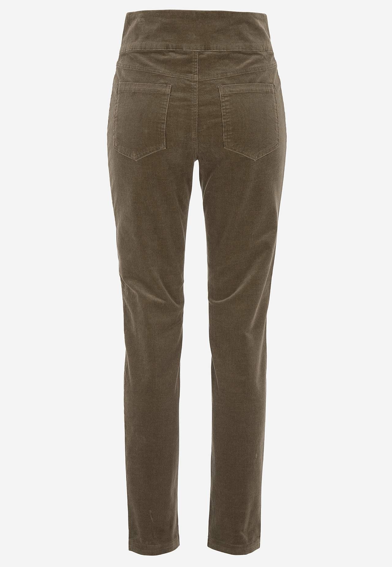 Treggings aus Kordsamt
