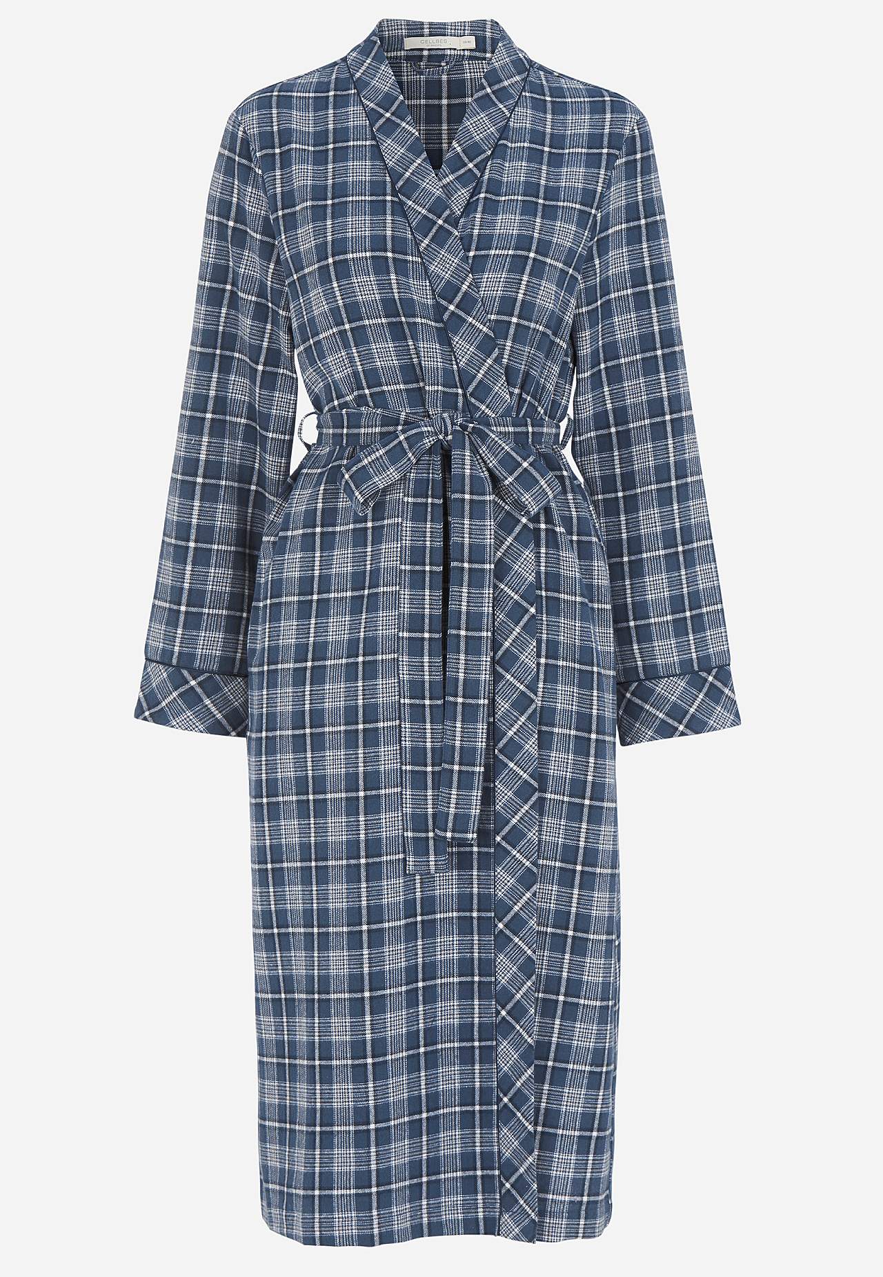 Kariert Morgenrock aus Flanell