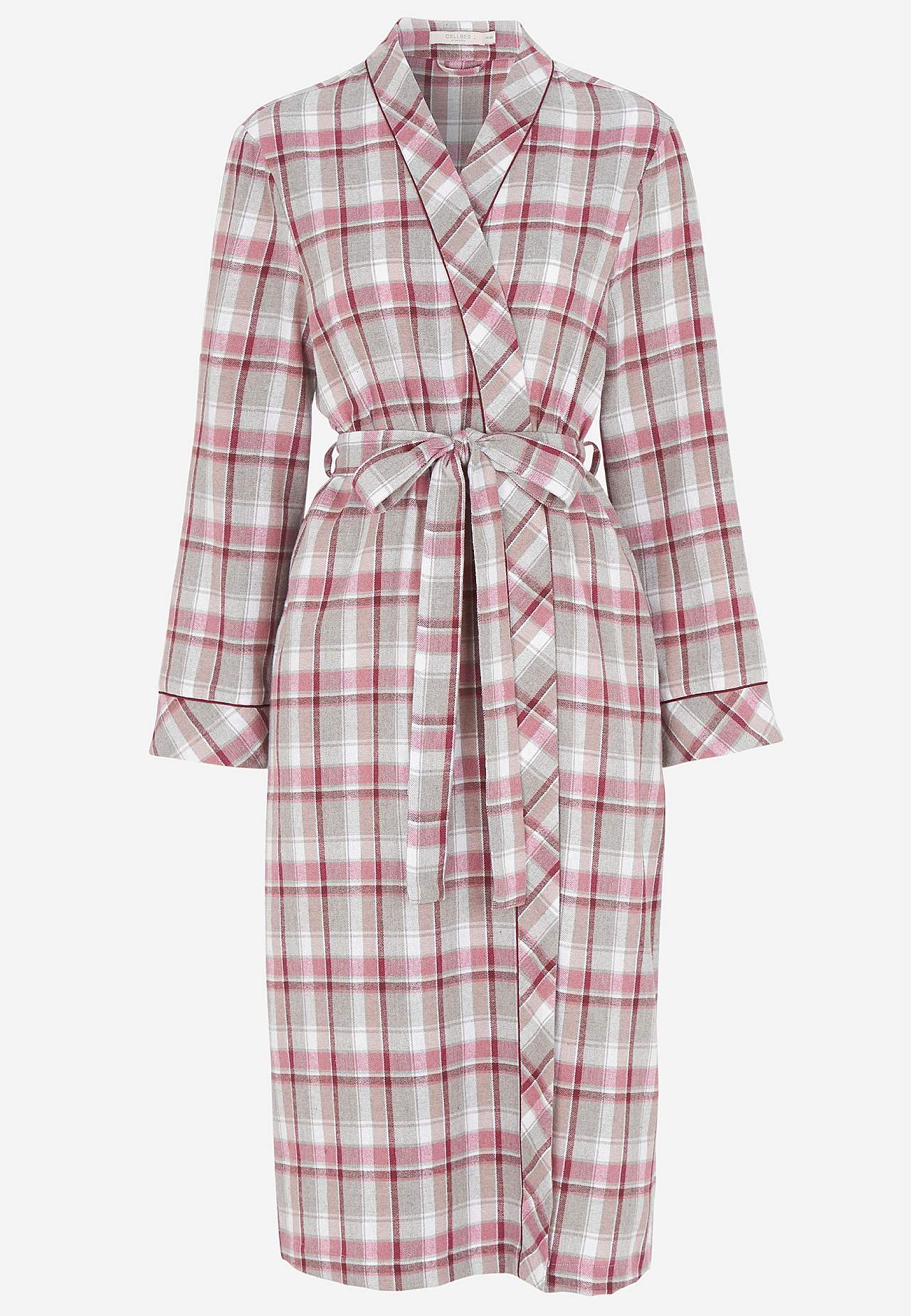 Kariert Morgenrock aus Flanell