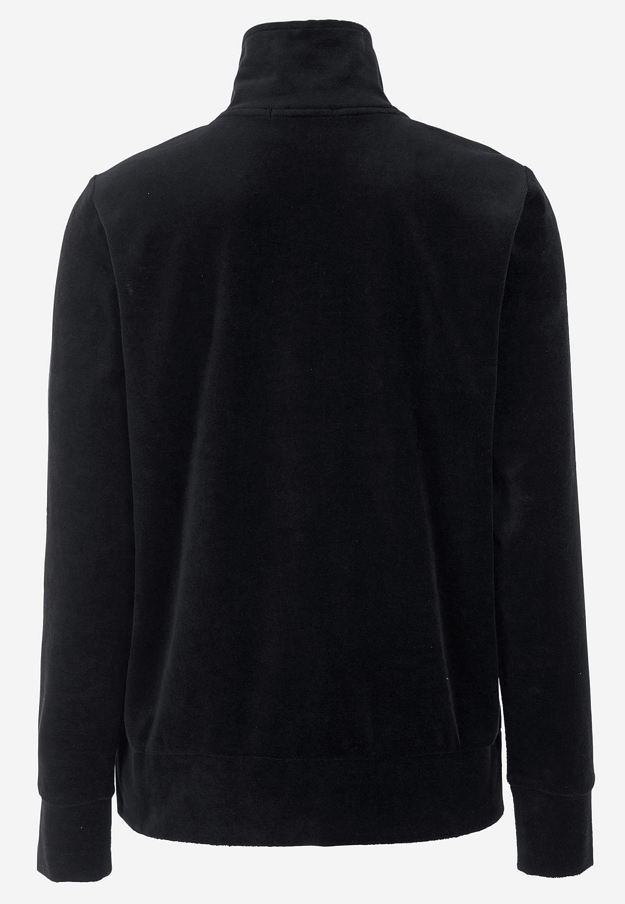 Velours-Jacke mit Verschluss Wilma