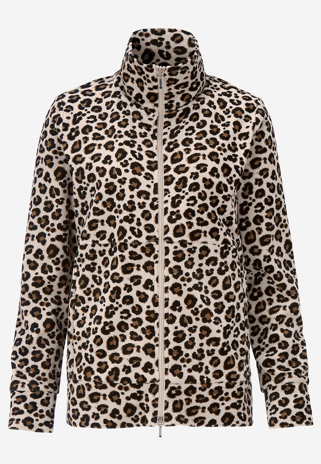 Velours-Jacke mit Verschluss Wilma