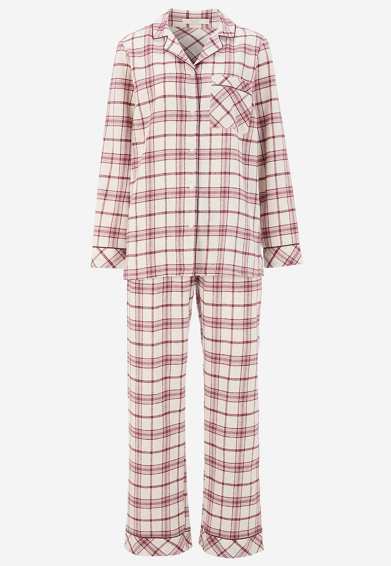 Kariert Pyjama aus Flanell