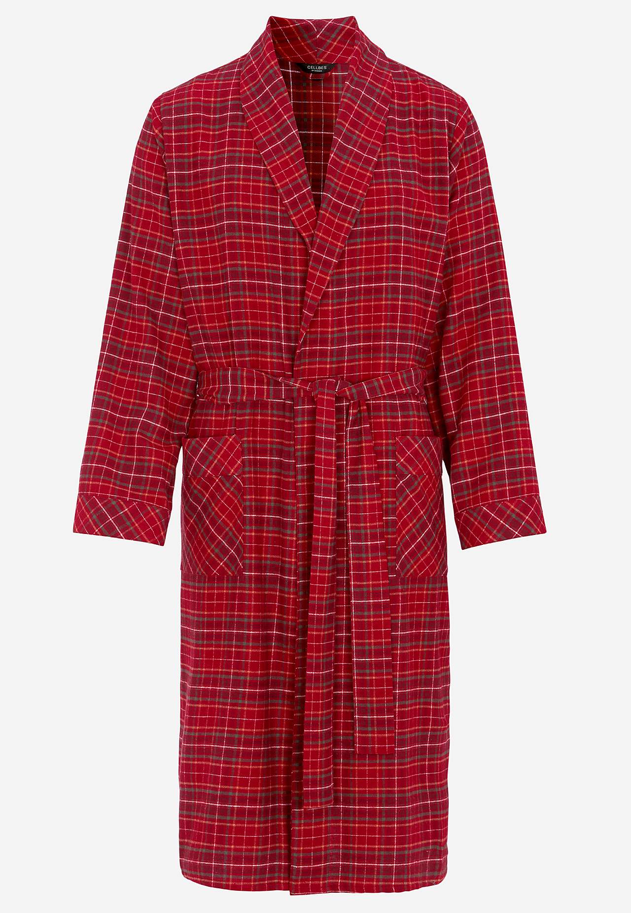 Kariert Morgenrock aus Flanell