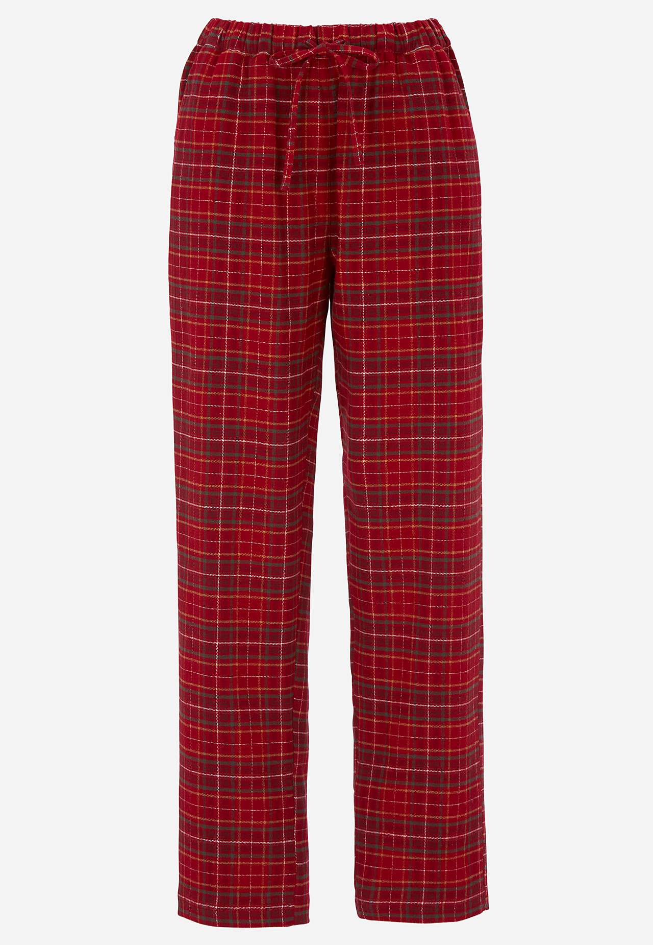 Kariert Pyjama-Trainingshosen aus Flanell