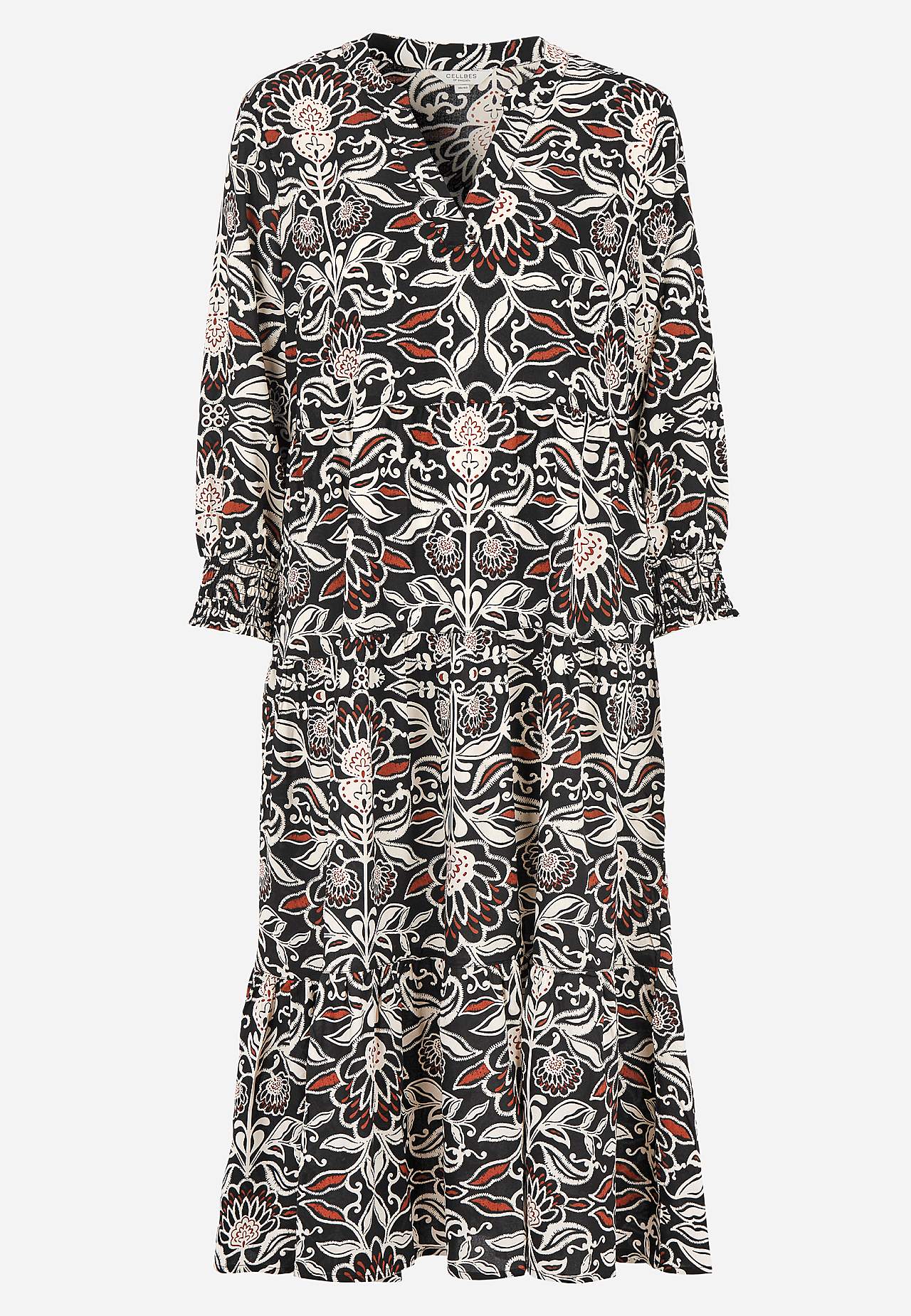 Kleid mit Volants