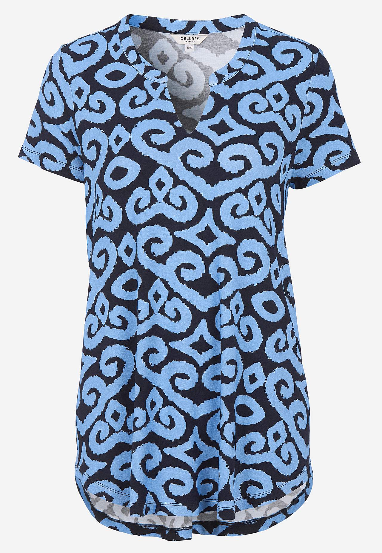 Jersey-Tunika mit kurzem Ärmel