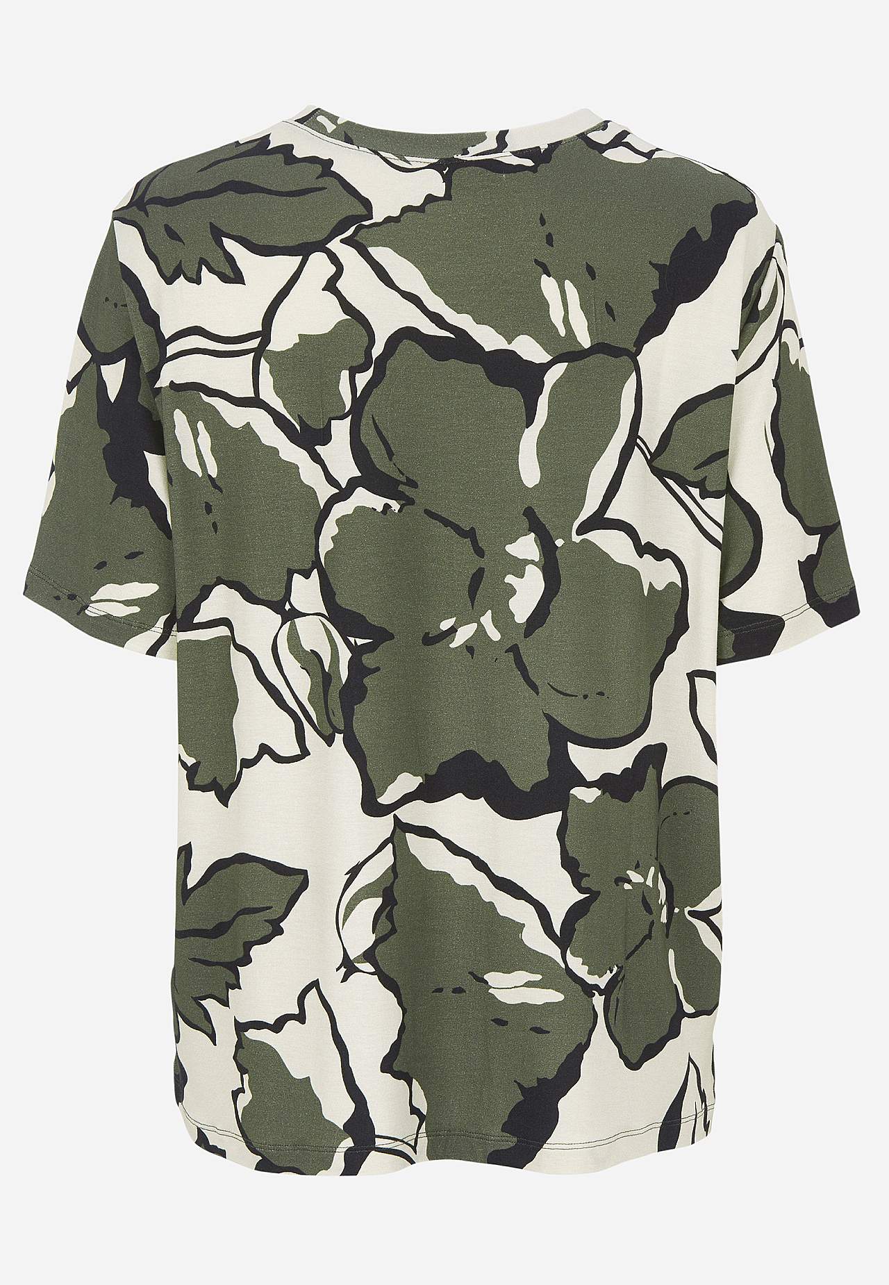 Jersey-Top mit Rundhalsausschnitt