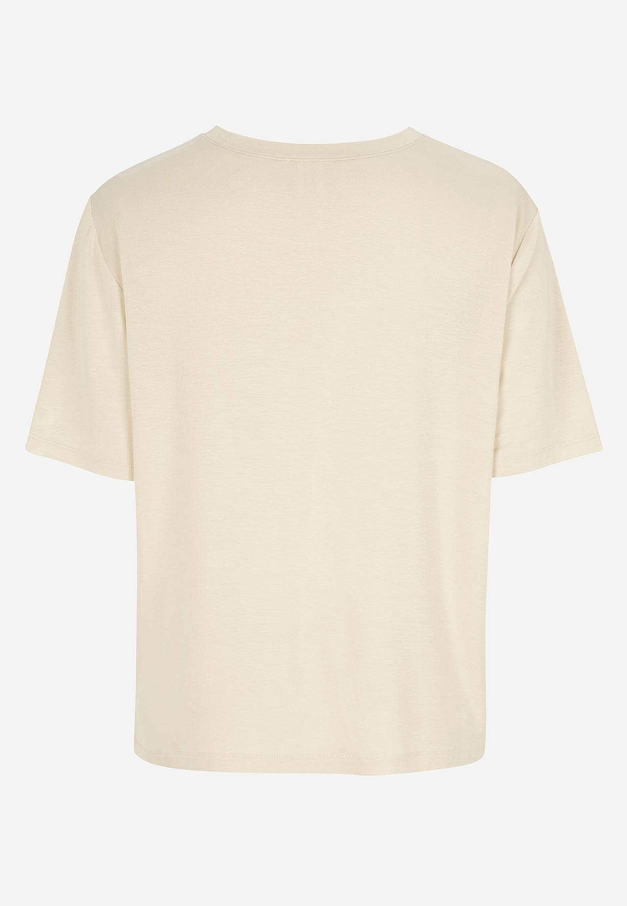 Jersey-Top mit Rundhalsausschnitt