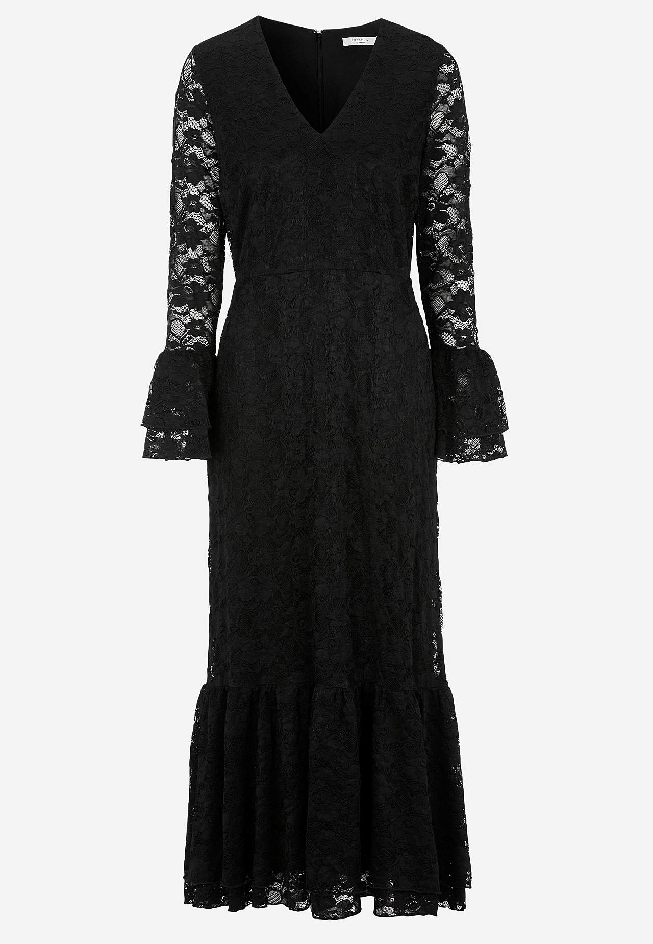 Elastisches Spitzenkleid